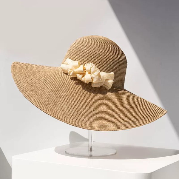 PLUME — Packable straw braid hat