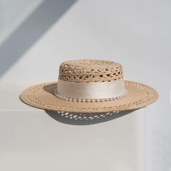 ATELIER hand-woven raffia hat