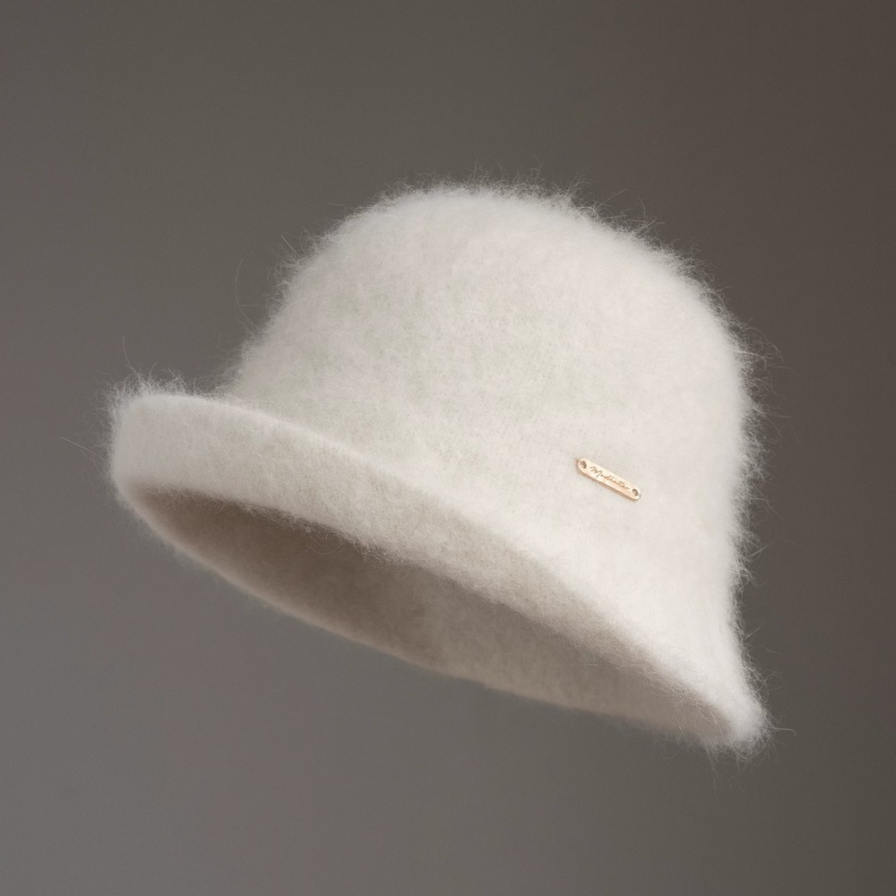 VELOURS — Rabbit-hair blend hat